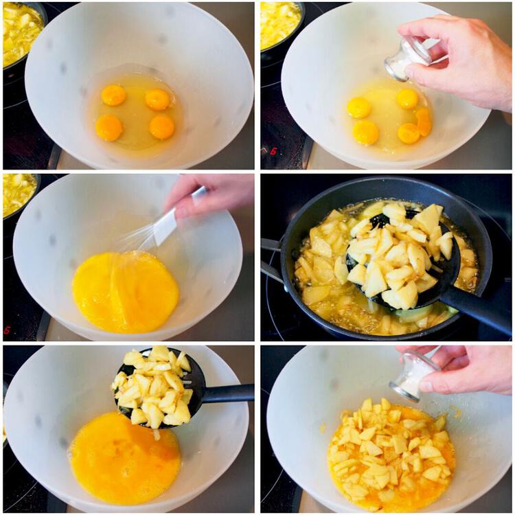 Tortilla De Patata Para Personas El Cocinero Casero Entrantes