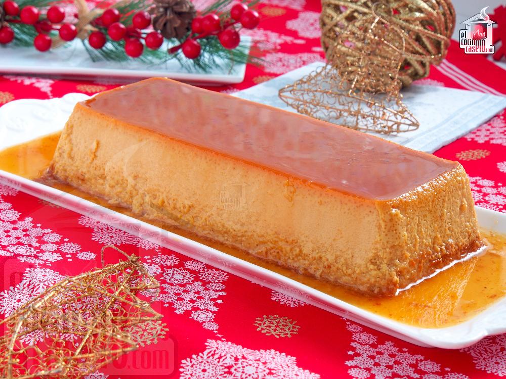 Flan de turrón para 8 personas El cocinero casero Postres