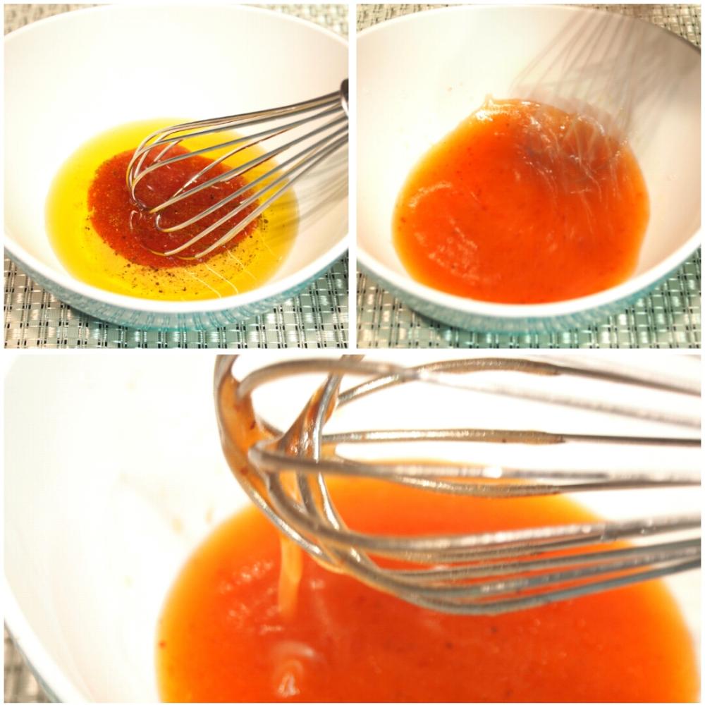 Vinagreta de fresa - Paso 2