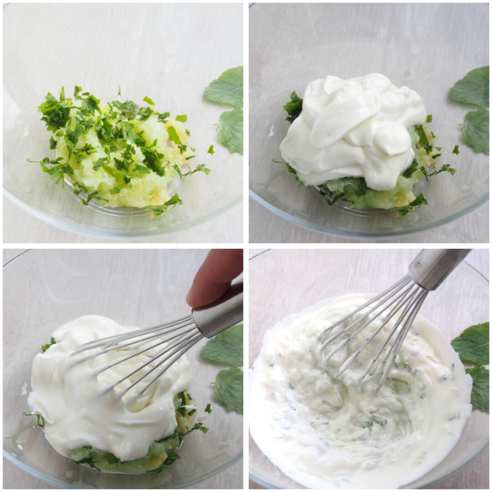 Tzatziki griego de yogur - Paso 3