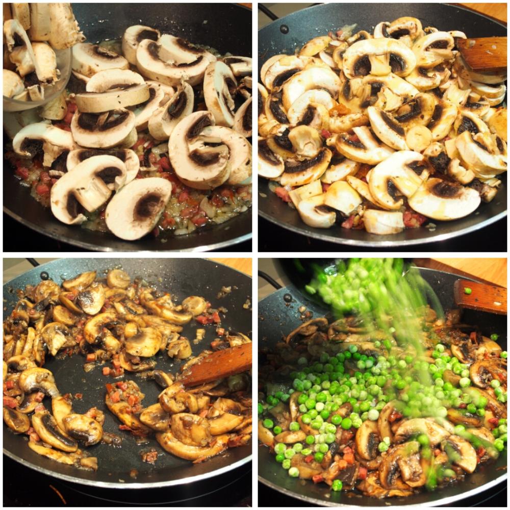 Mushroom Fideuà, Receta