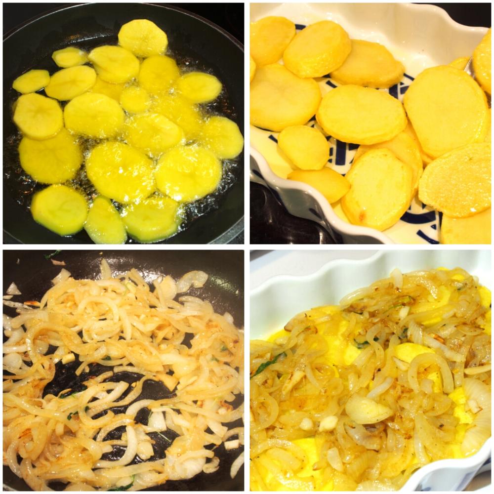 Dorada al horno con patatas - Paso 2