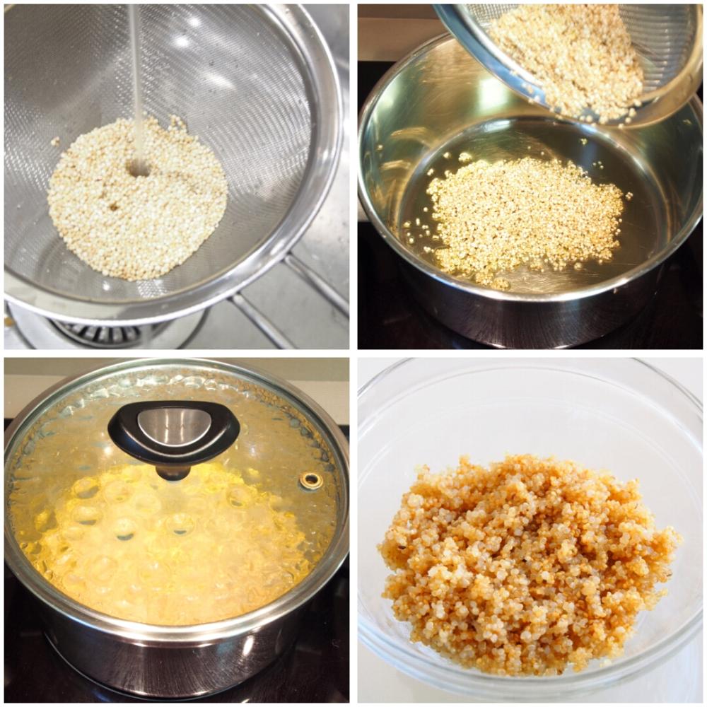 Ensalada de quinoa y cítricos - Paso 1