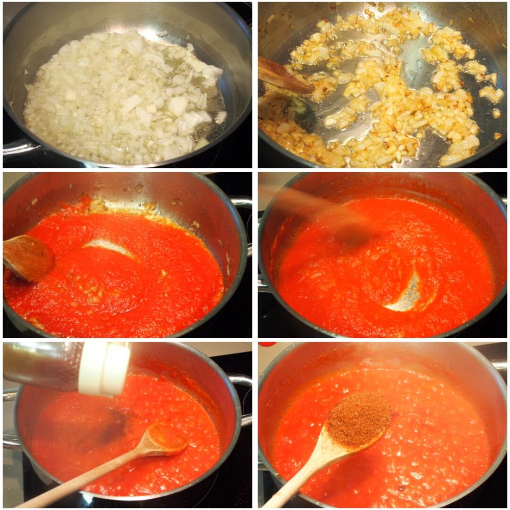 Albóndigas de pollo en salsa barbacoa - Paso 4