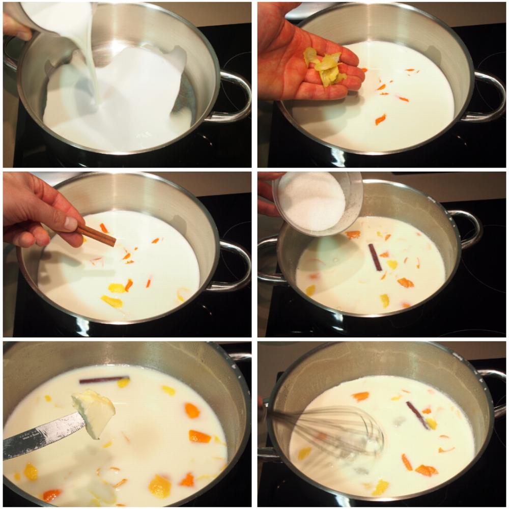 Receta leche frita fácil - Paso 1