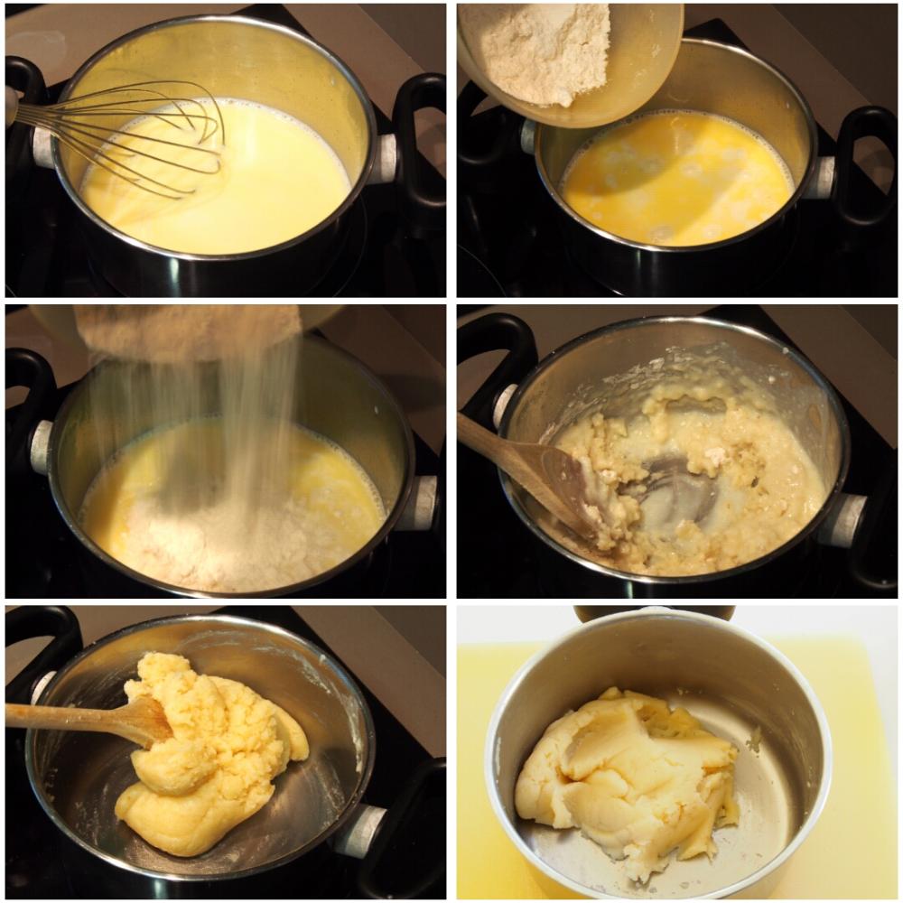 Buñuelos rellenos de crema de mandarina - Paso 4