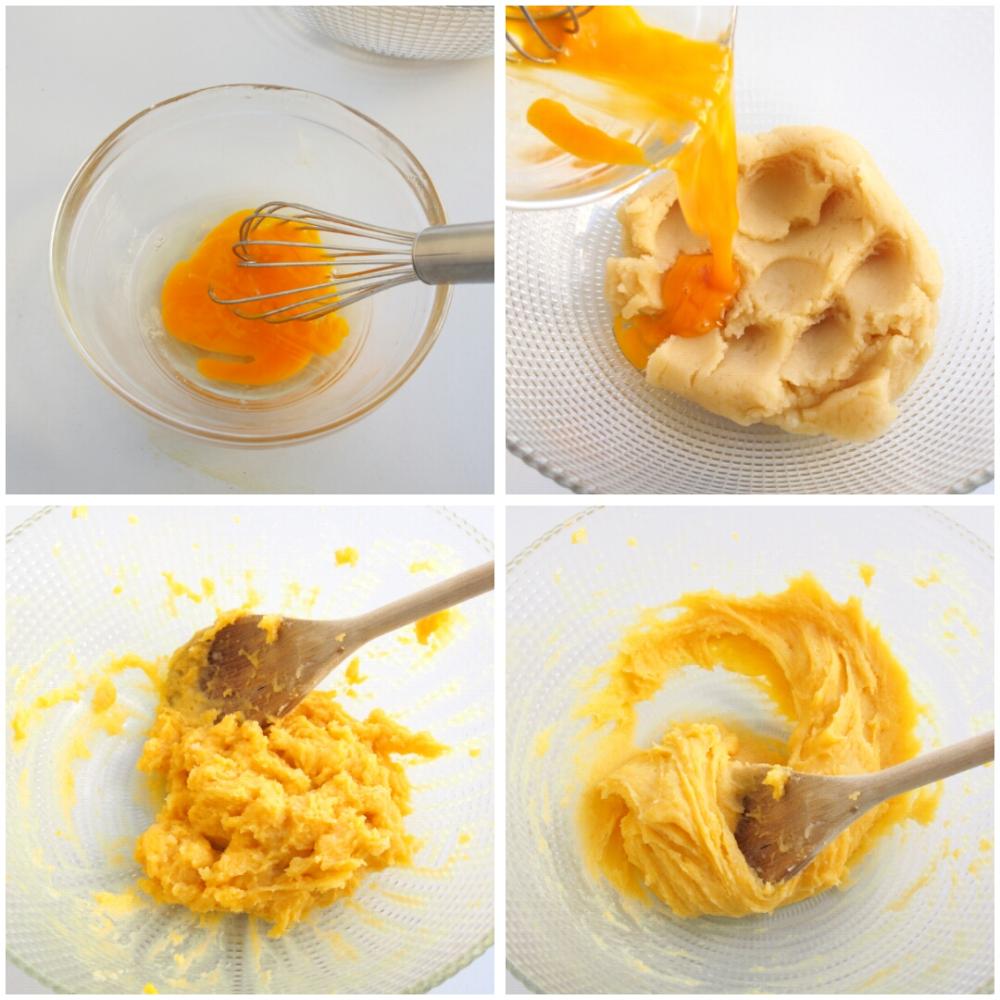 Buñuelos rellenos de crema de mandarina - Paso 5