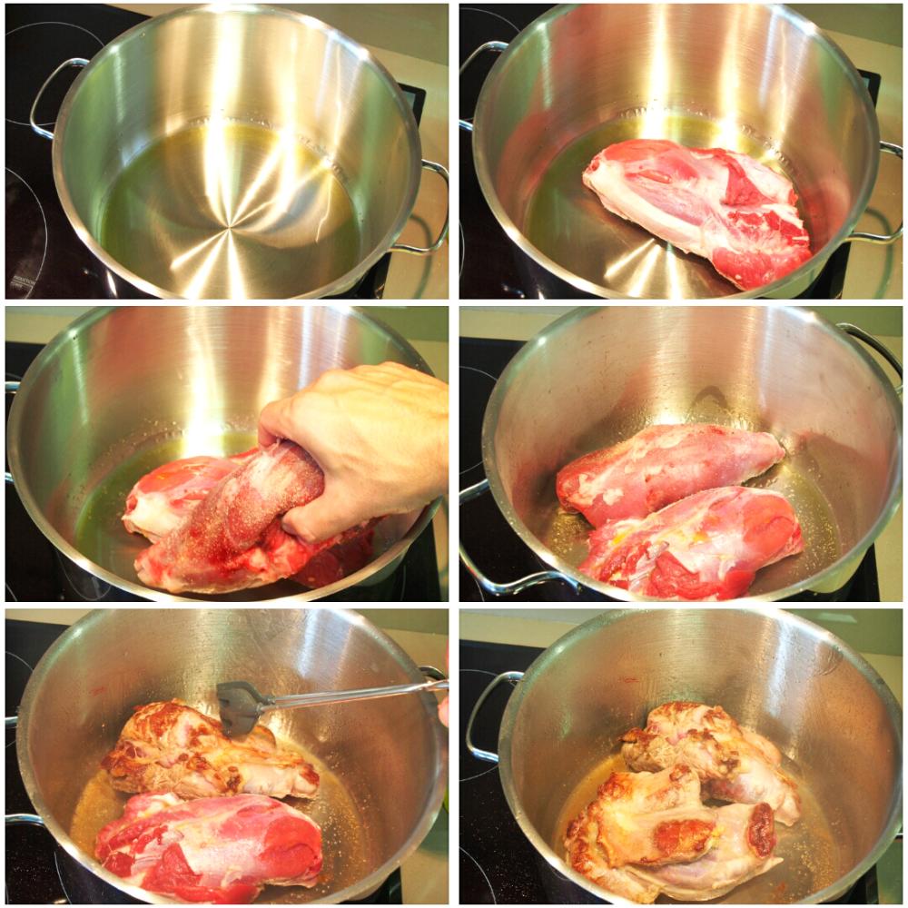 Jarrete de ternera estofado  - Paso 3