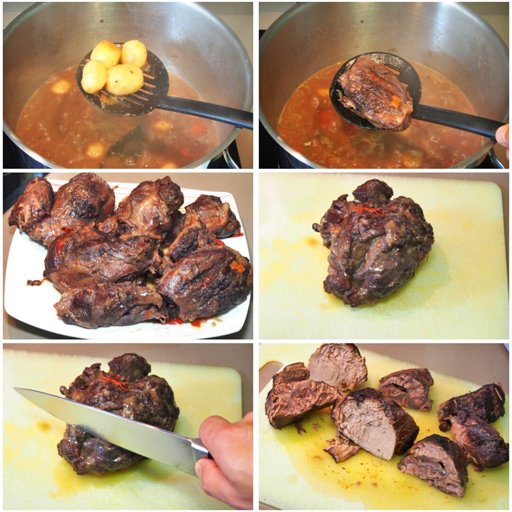 Jarrete de ternera estofado  - Paso 9