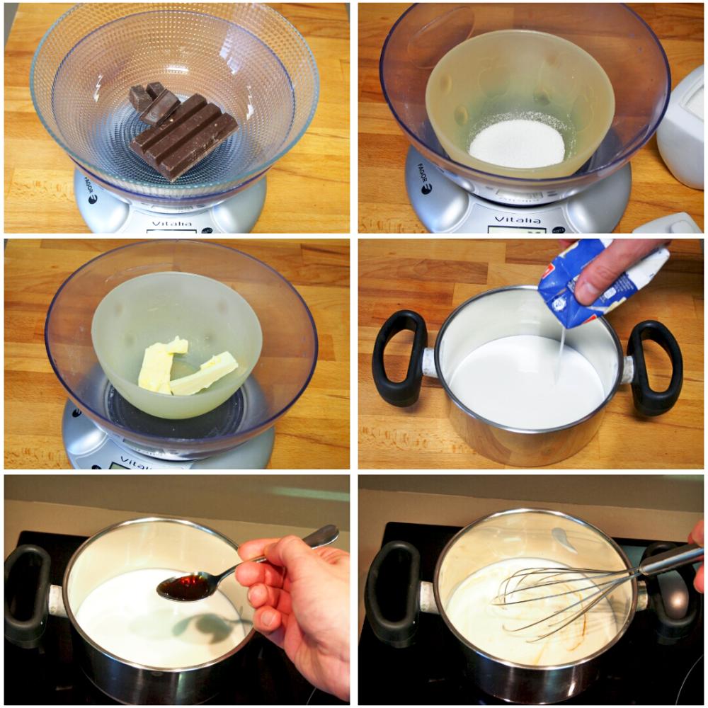 Coulant de chocolate - Paso 1