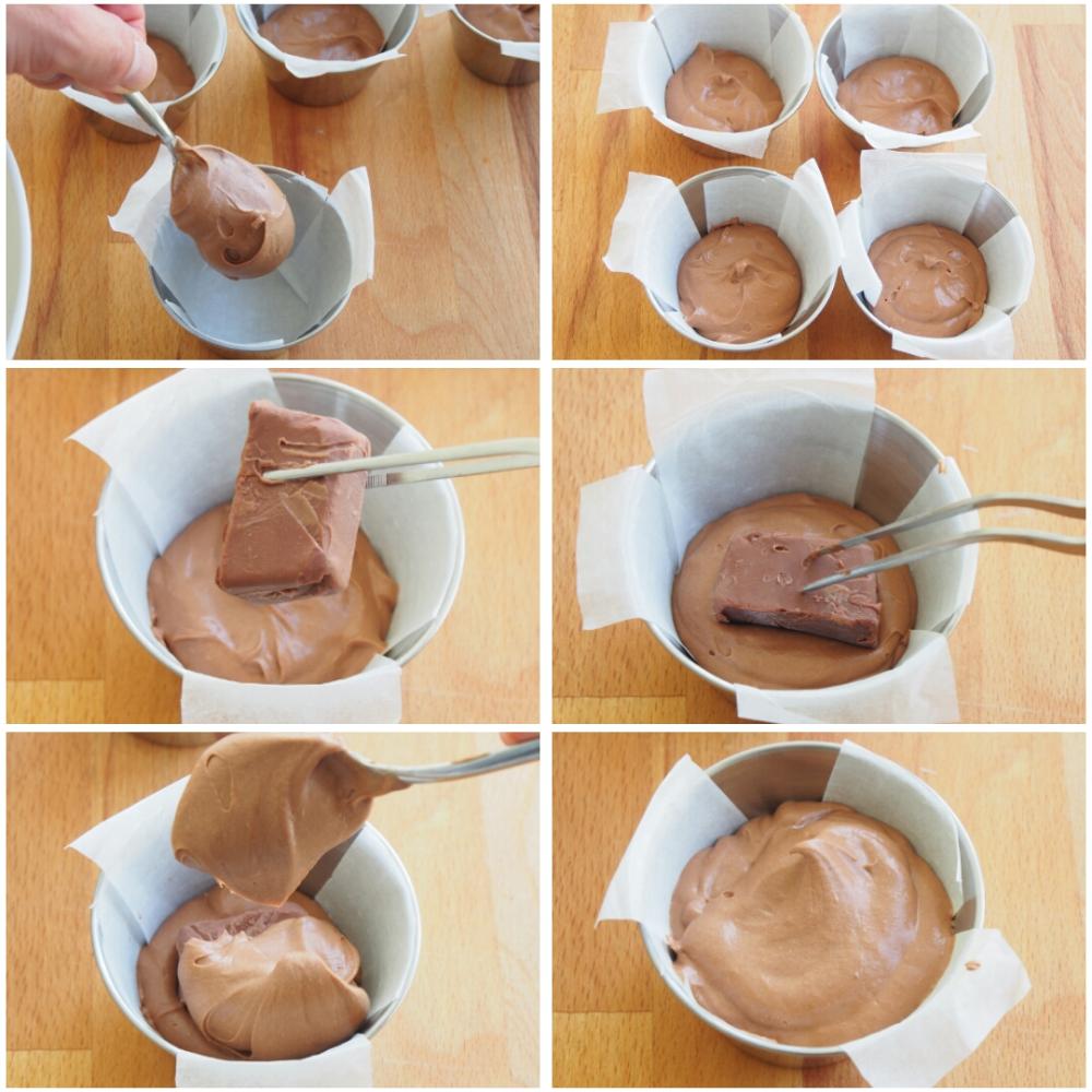 Coulant de chocolate - Paso 7