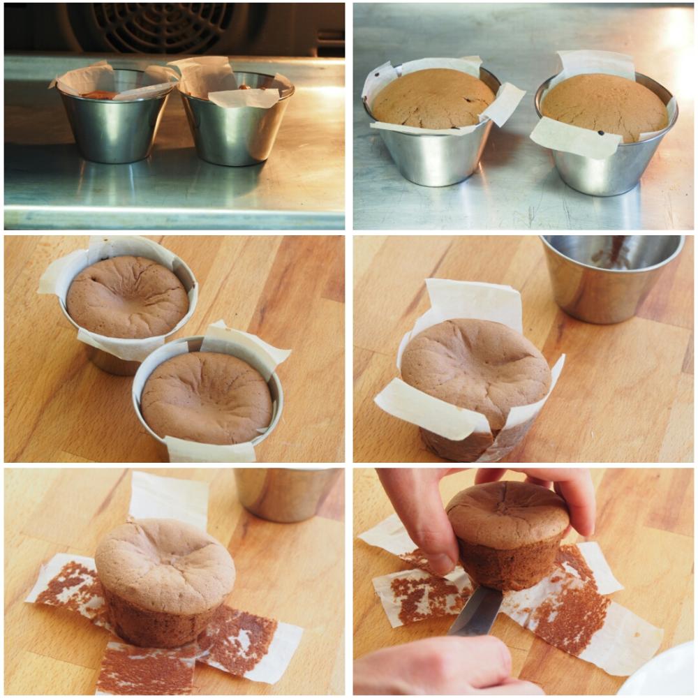 Coulant de chocolate - Paso 8