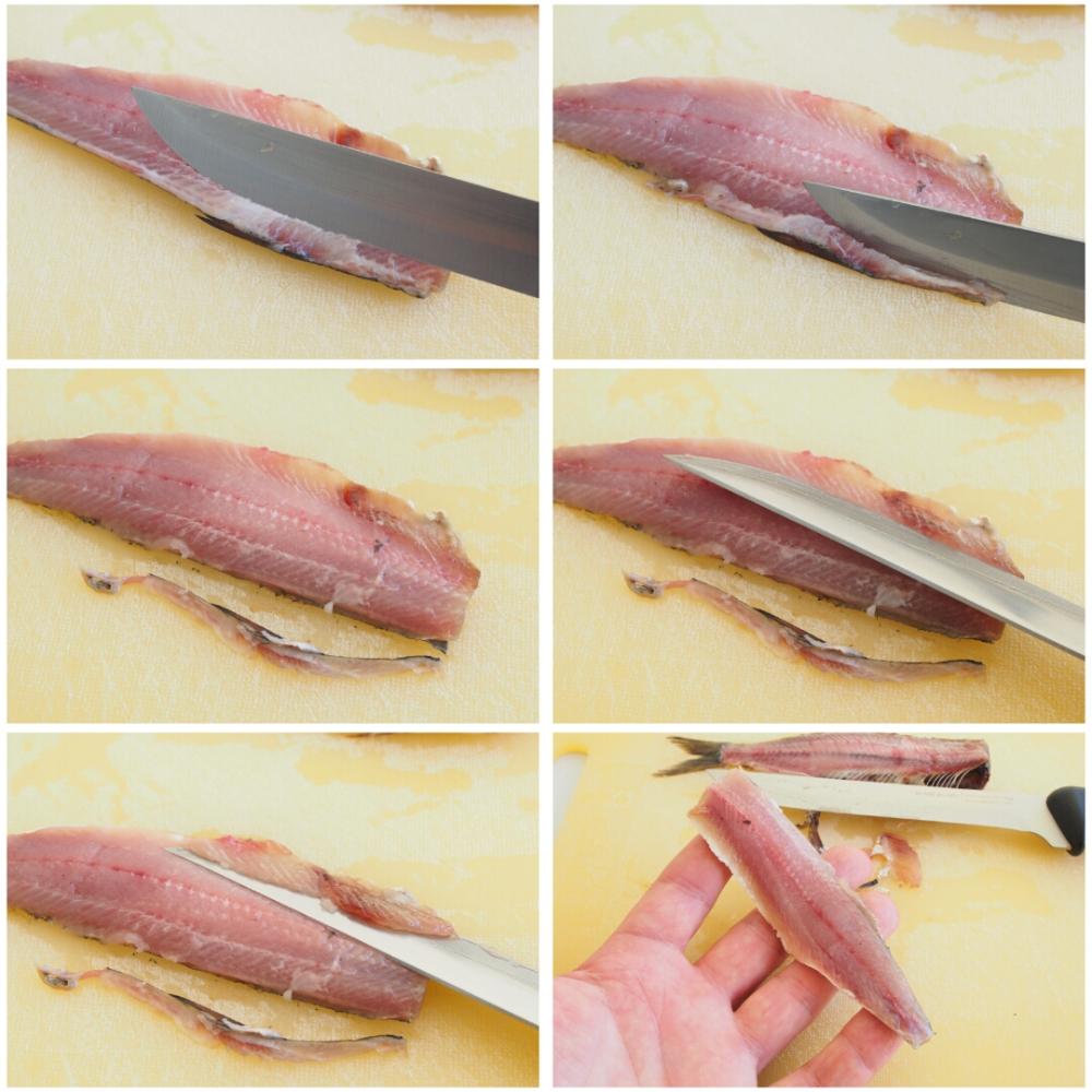 Ensalada de sardina ahumada y Queixo do Cebreiro - Paso 3