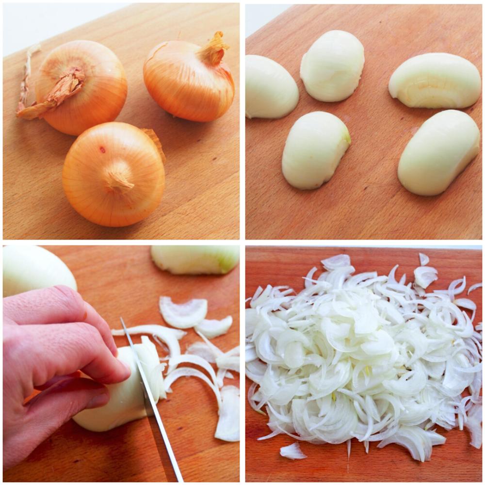 Cómo hacer cebolla caramelizada - Paso 1