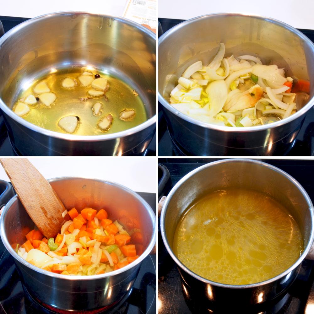 Risotto alla milanese - Paso 2