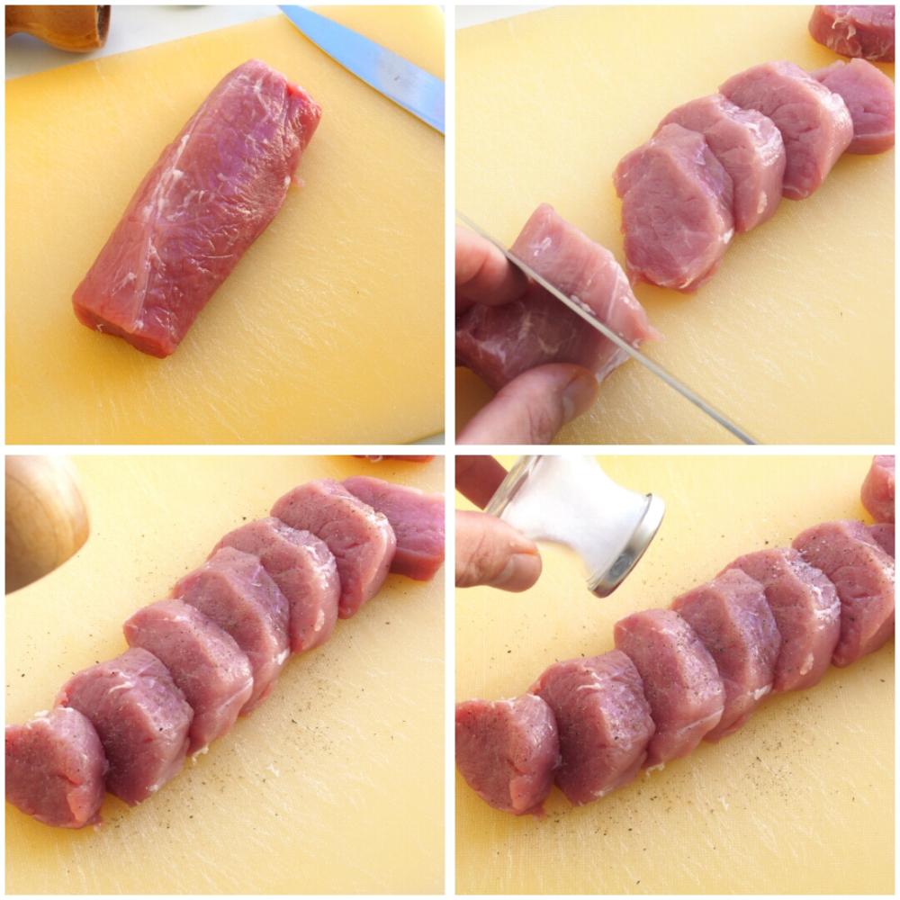 Solomillo de cerdo al roquefort - Paso 2