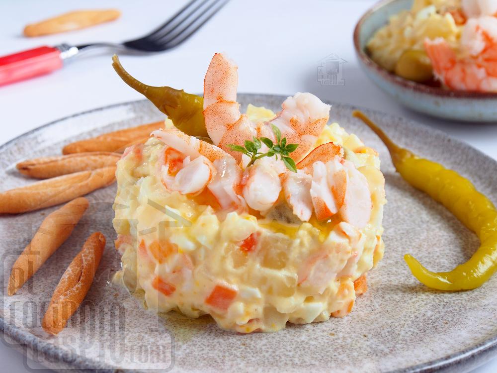 Ensaladilla de gambas