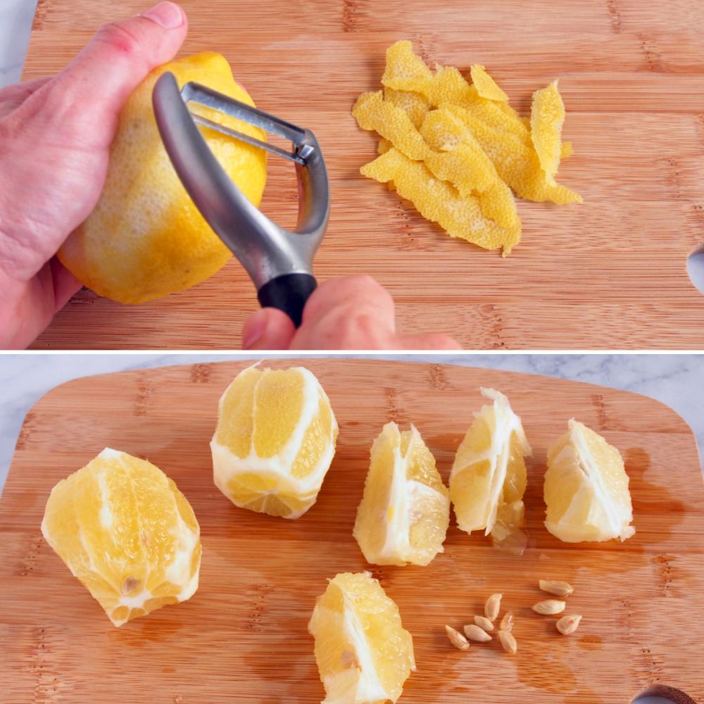 Granizado de limón - Paso 1