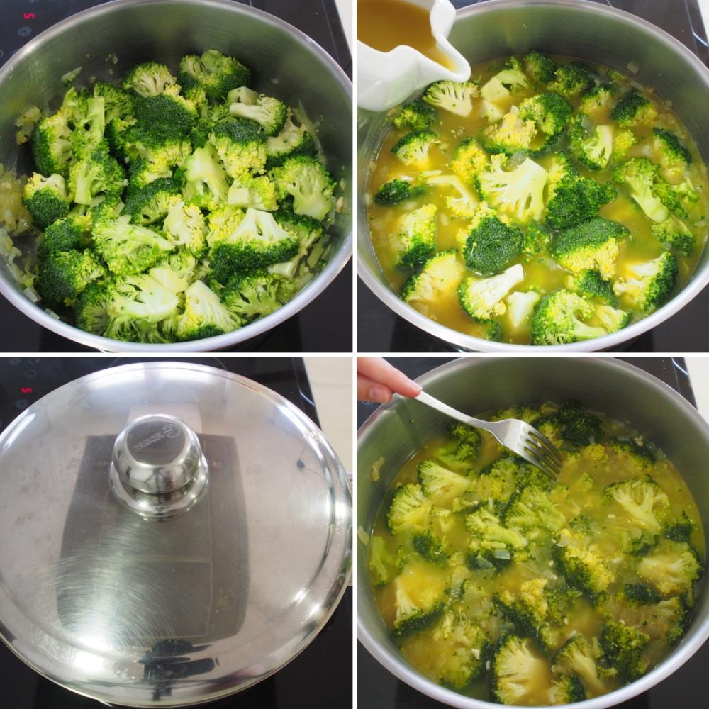 Crema de brócoli - Paso 3