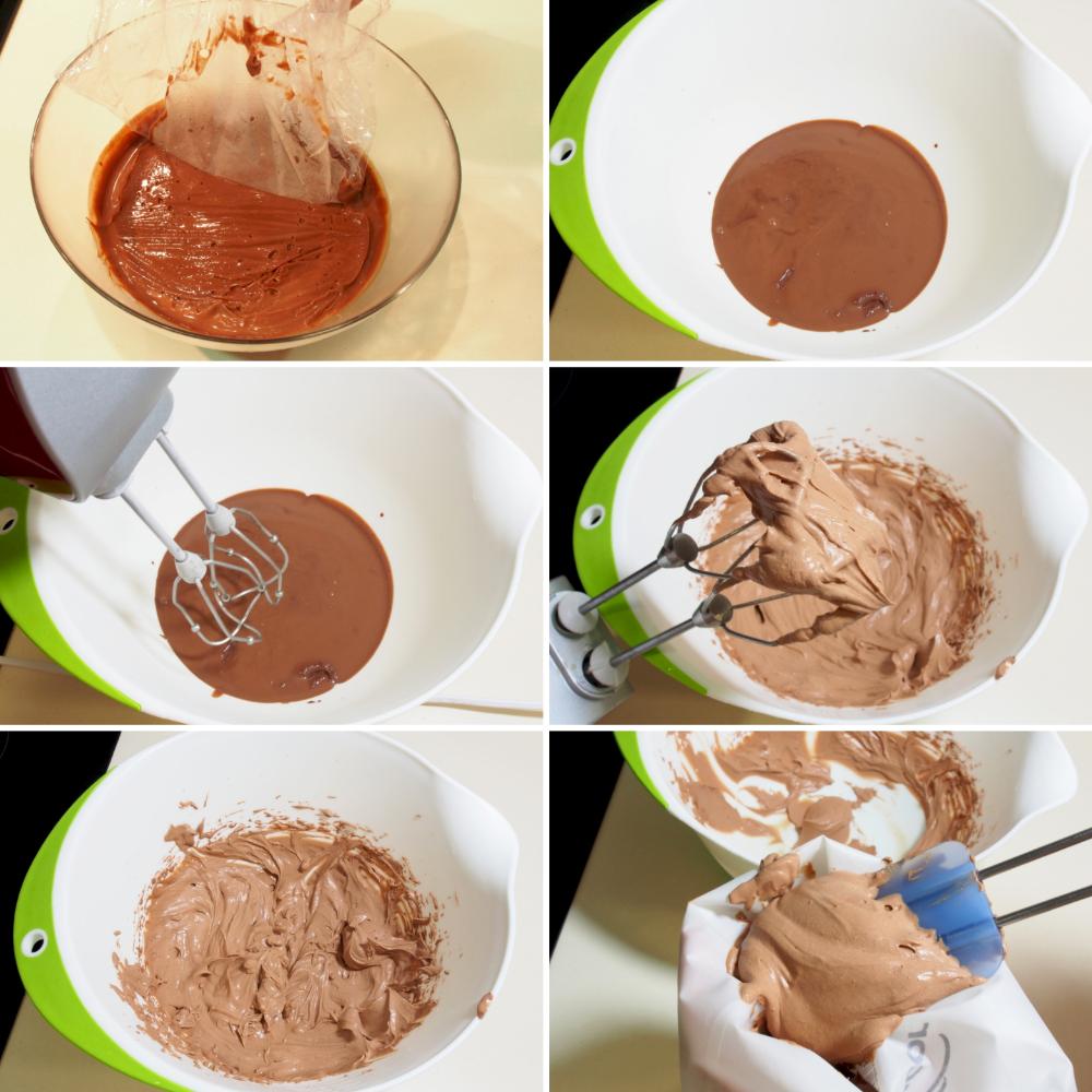 Trufa de chocolate para rellenar pasteles - Paso 3
