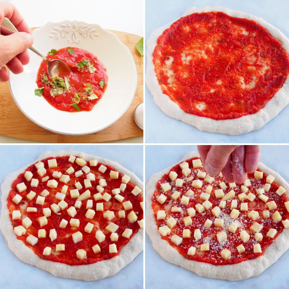 Pizza de pepperoni - Paso 2