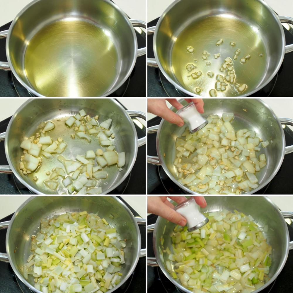 Crema de verduras - Paso 2