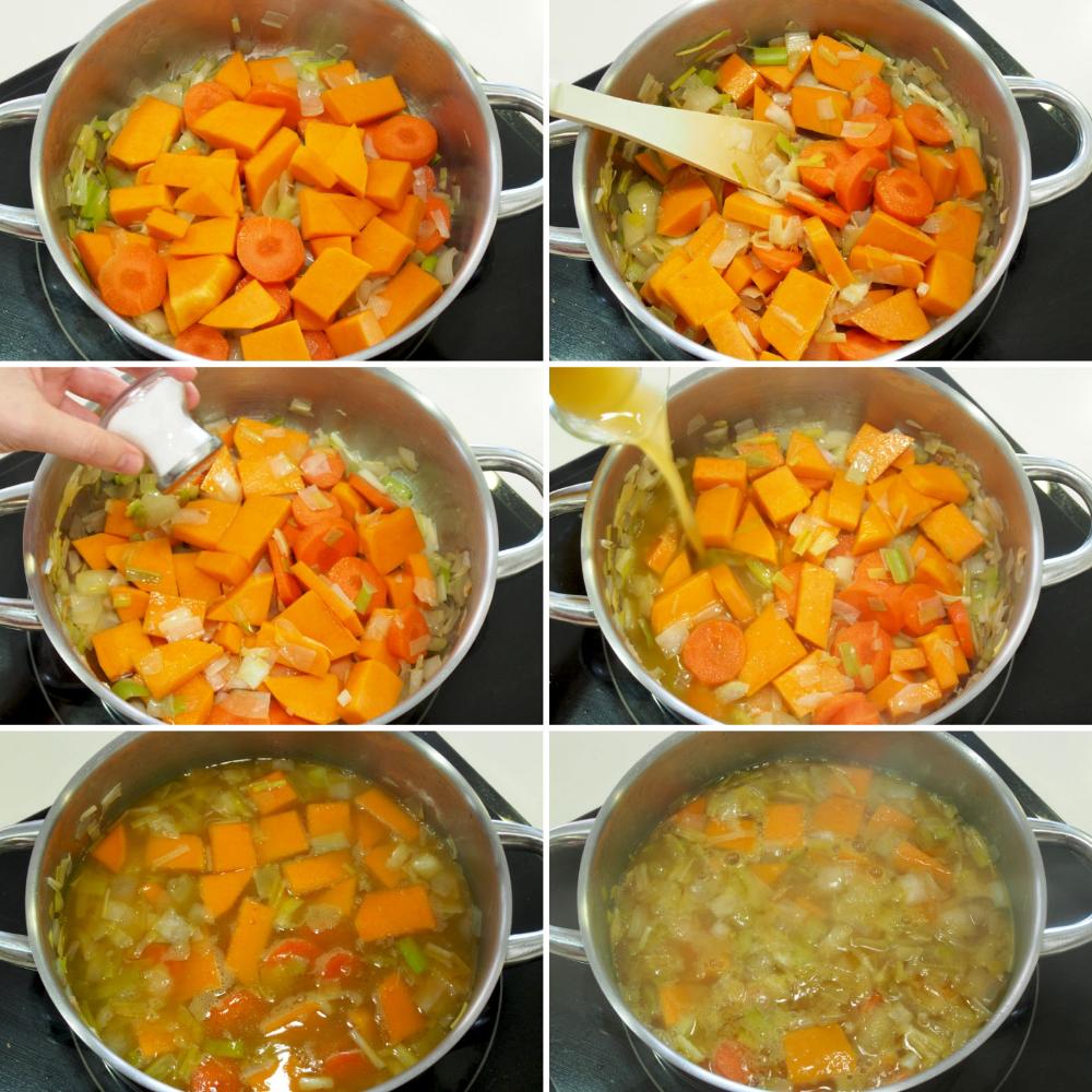 Crema de verduras - Paso 3