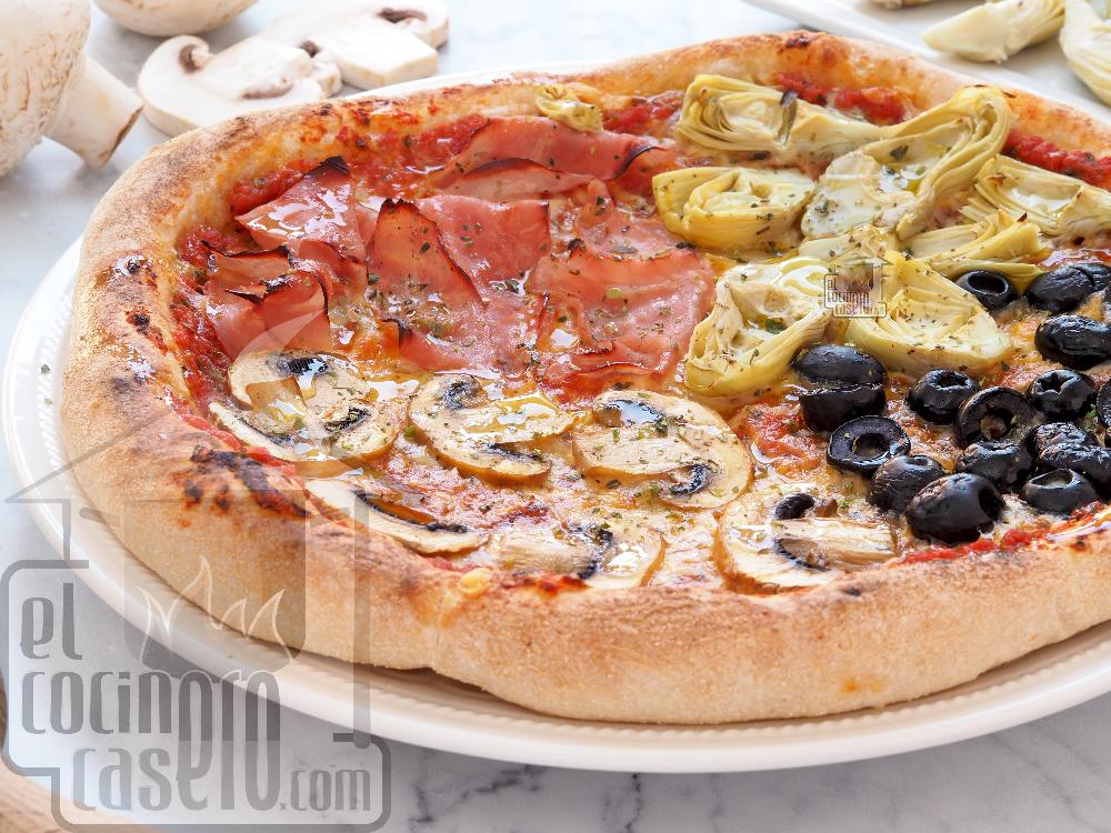 Pizza cuatro estaciones