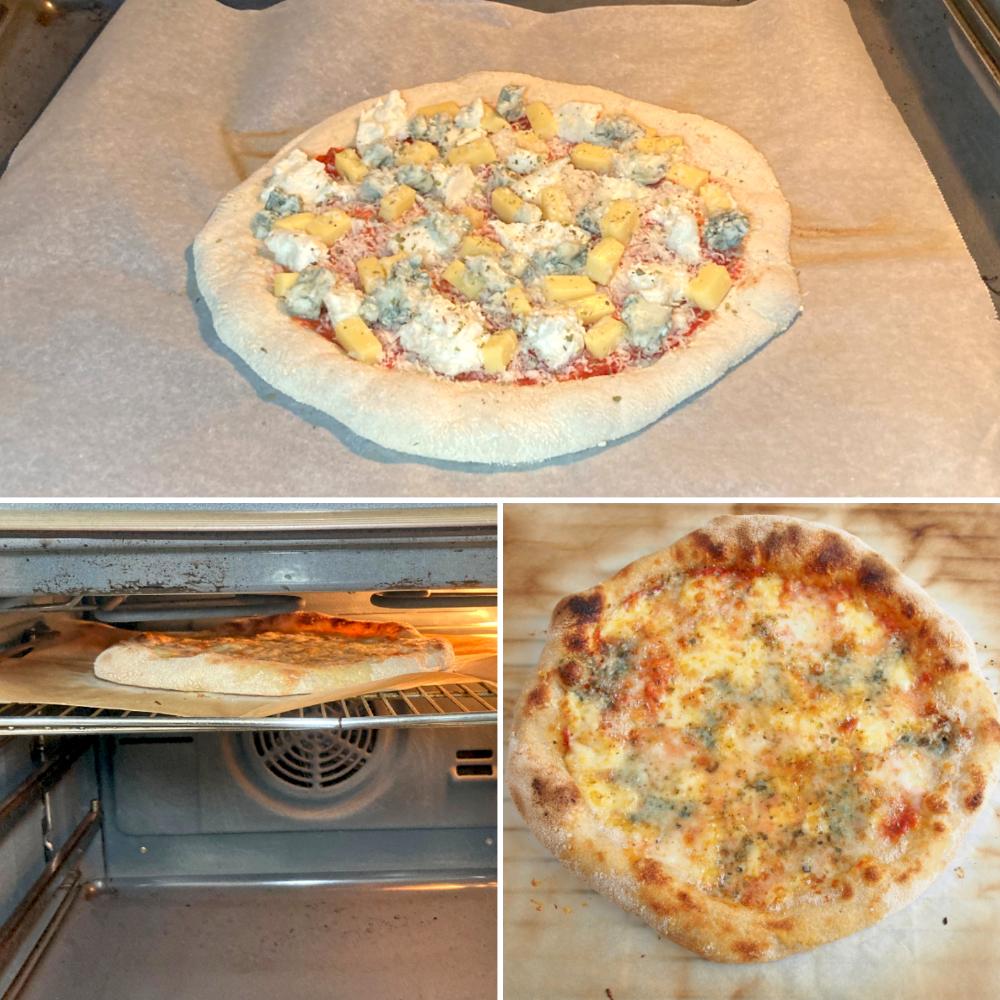 Pizza cuatro quesos - Paso 4