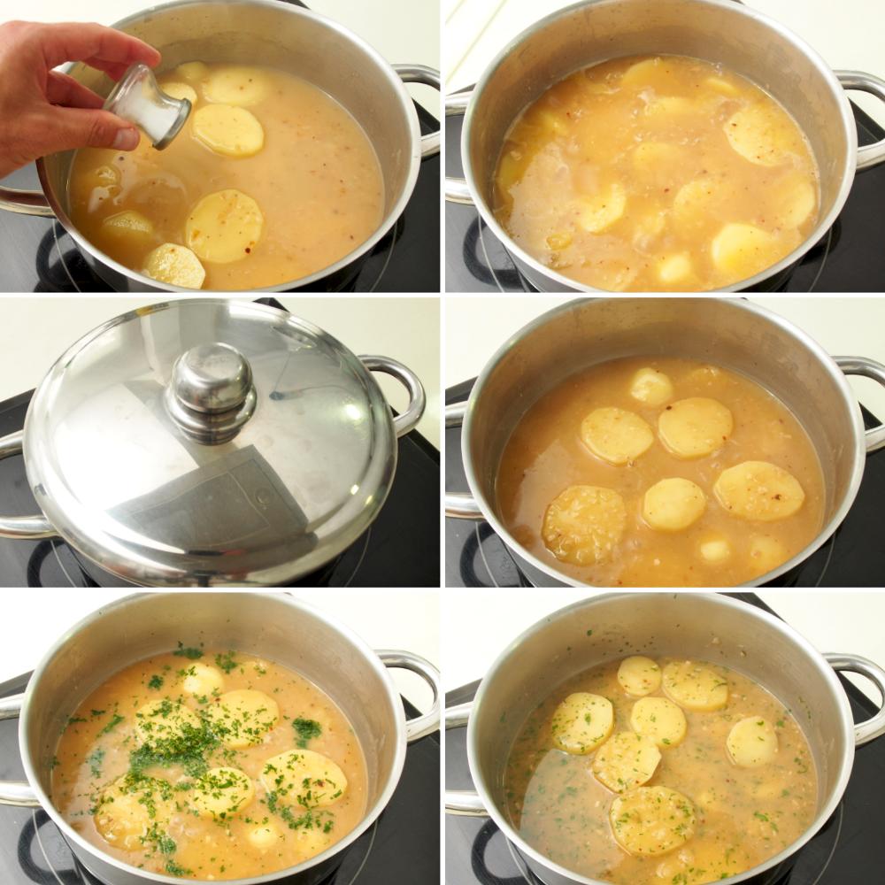 Patatas en salsa verde - Paso 4