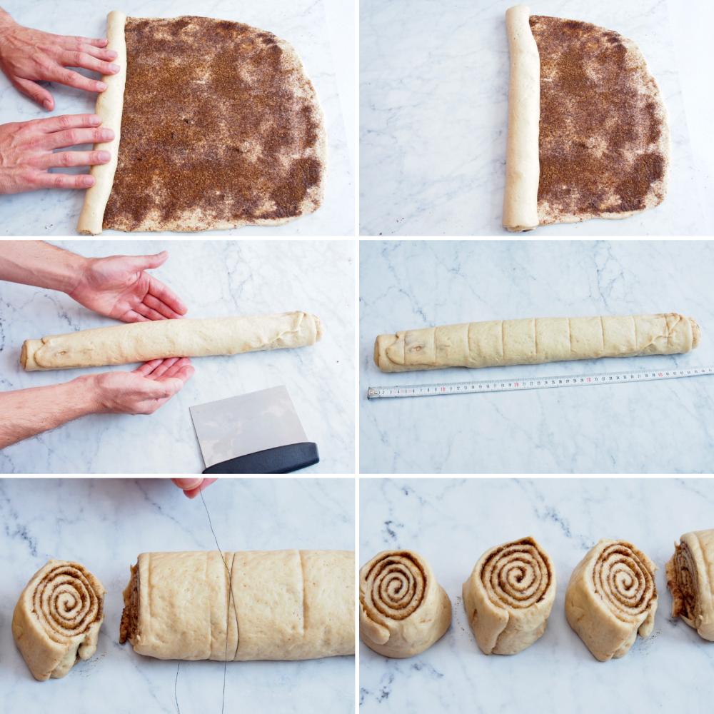 Cinnamon rolls (rollos de canela) - Paso 6
