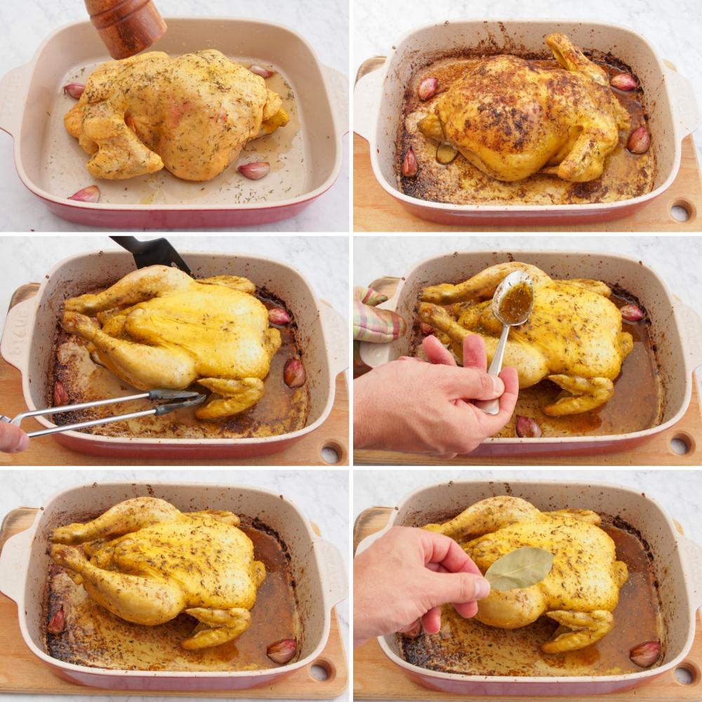 Pollo asado al horno con patatas - Paso 5