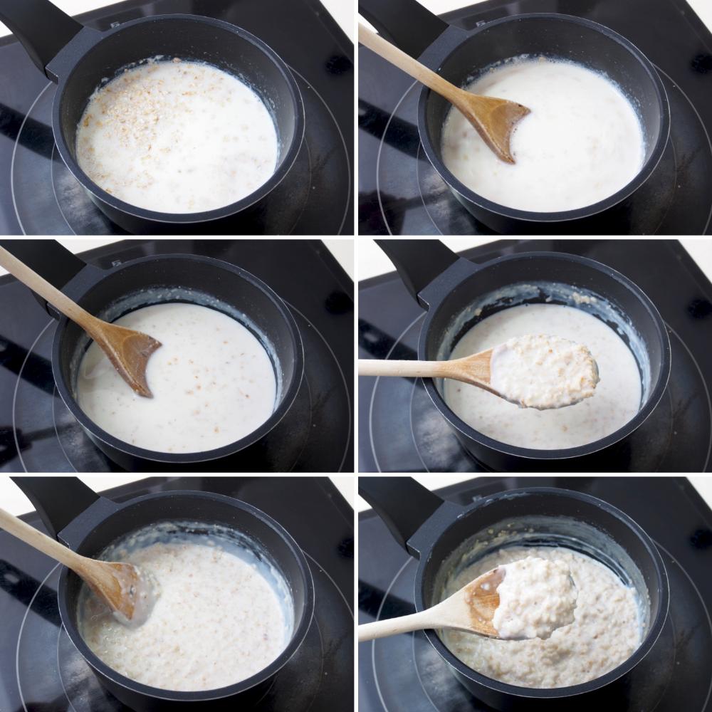 Porridge de avena - Paso 2