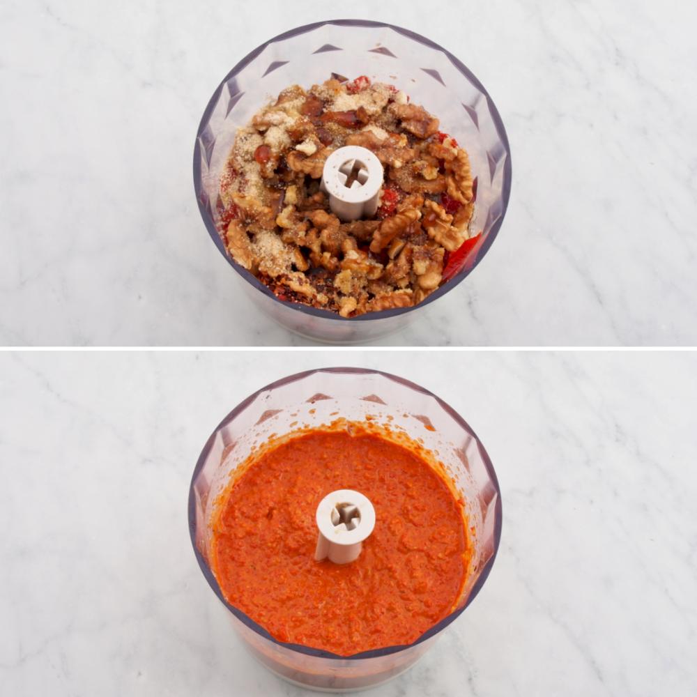 Muhammara, crema siria de pimientos y nueces - Paso 4