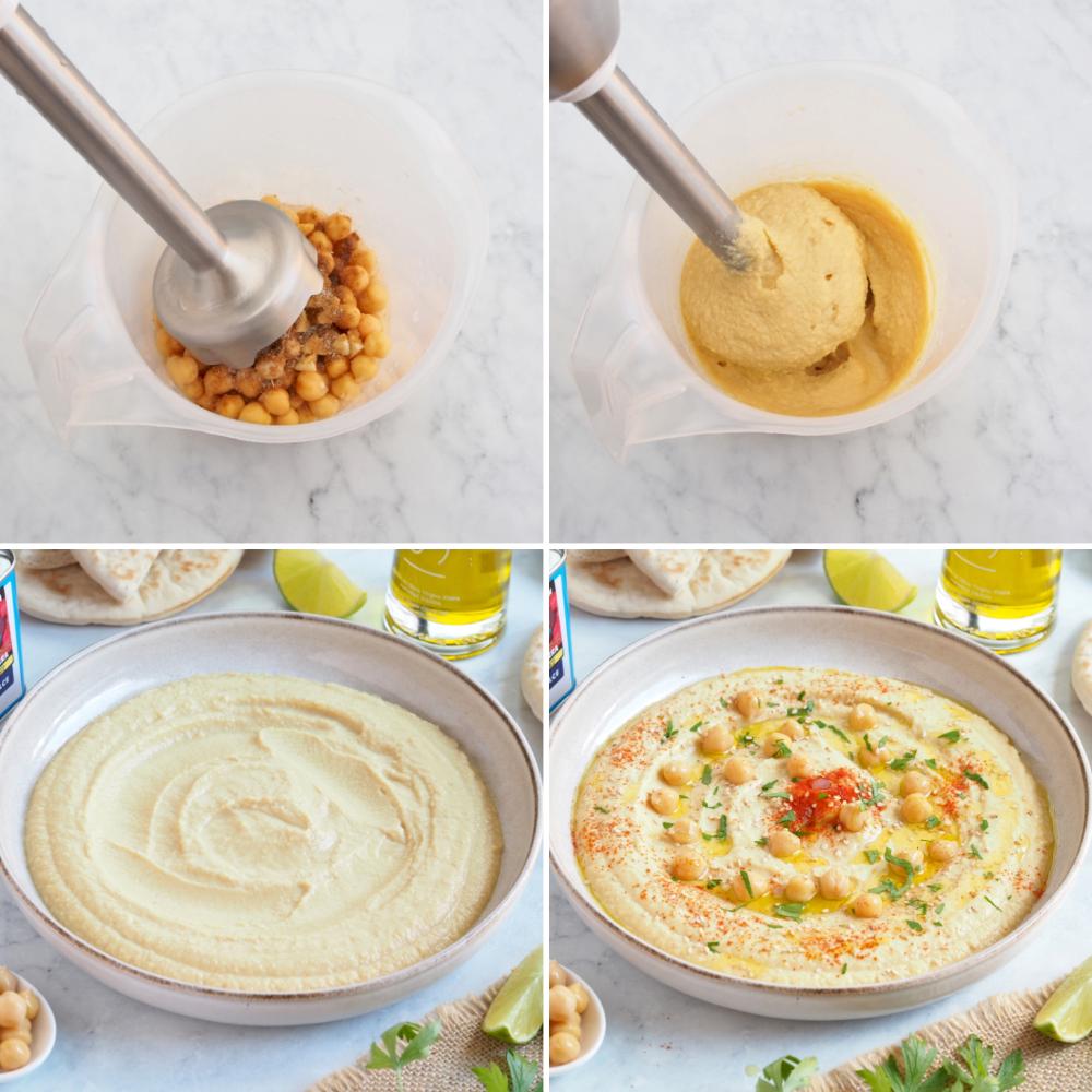 Receta de Hummus de garbanzo - Paso 4