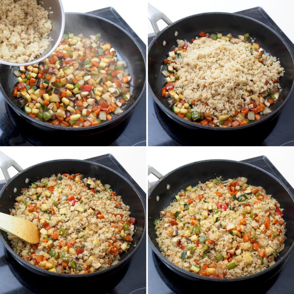 Quinoa con verduras - Paso 6