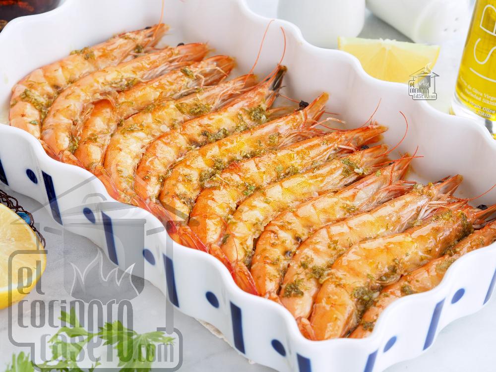 Langostinos al horno