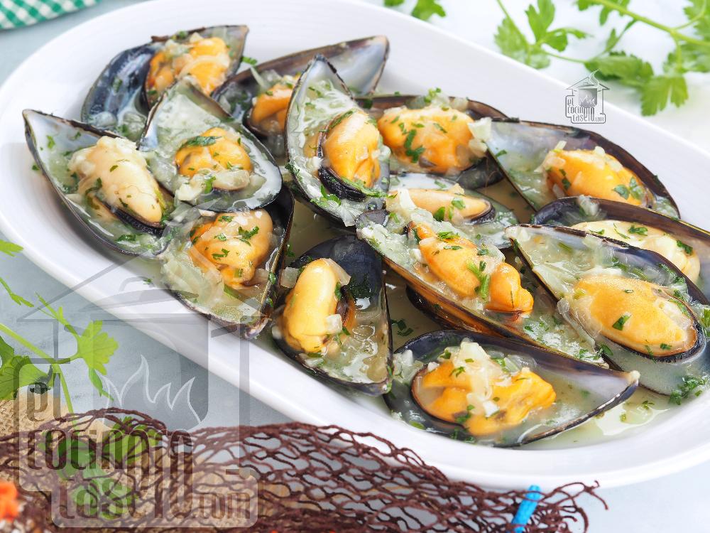 Mejillones en salsa verde