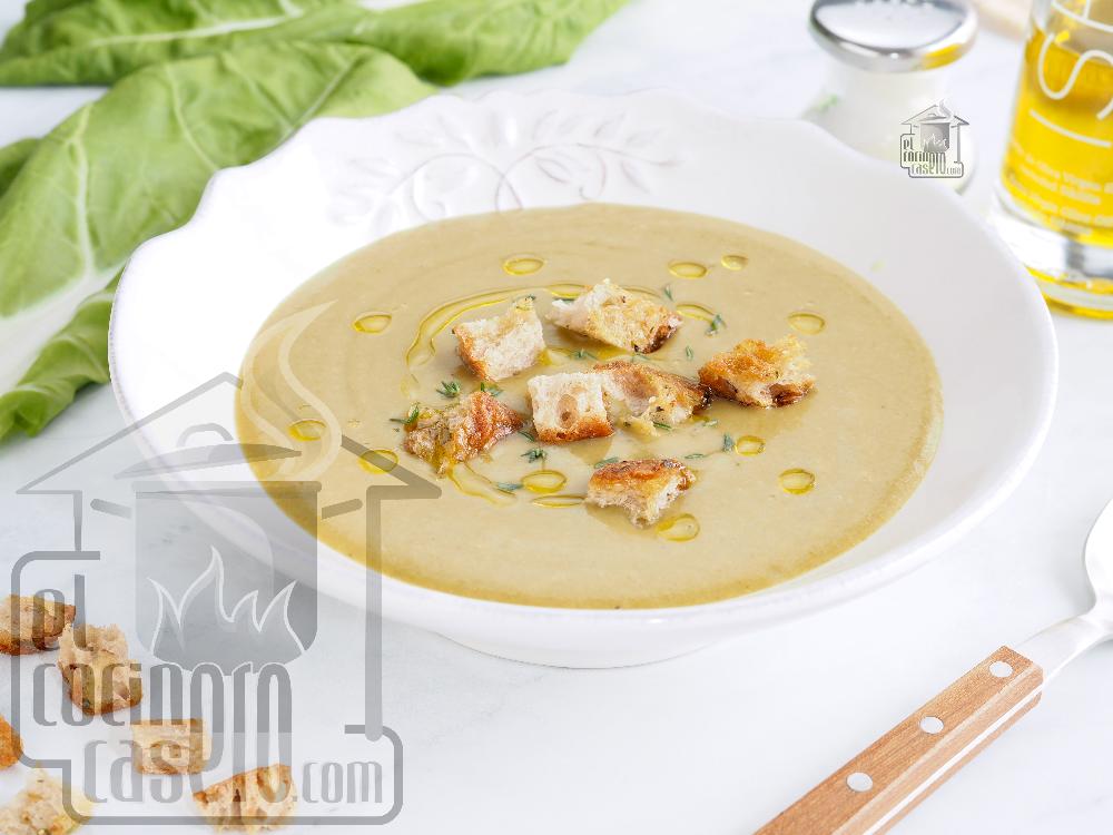 Crema de acelgas
