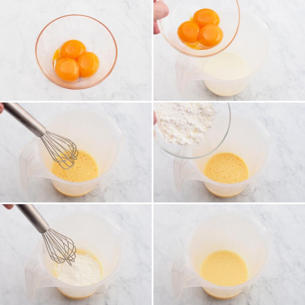 Cañas fritas rellenas de crema - Paso 4