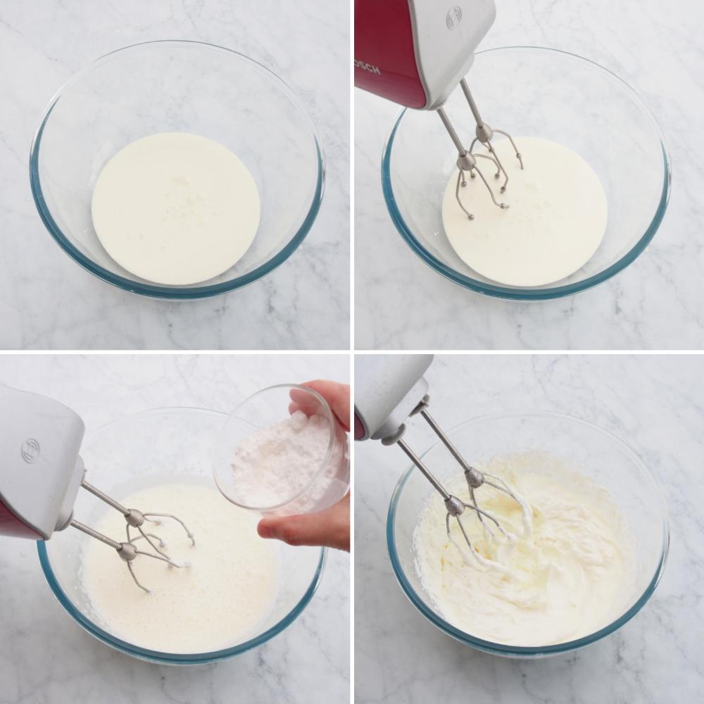 Mousse de arándanos - Paso 2