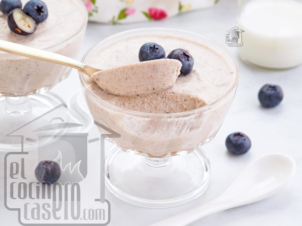 Mousse de arándanos