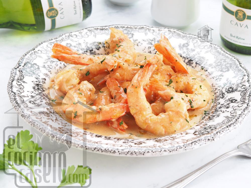 Langostinos al cava