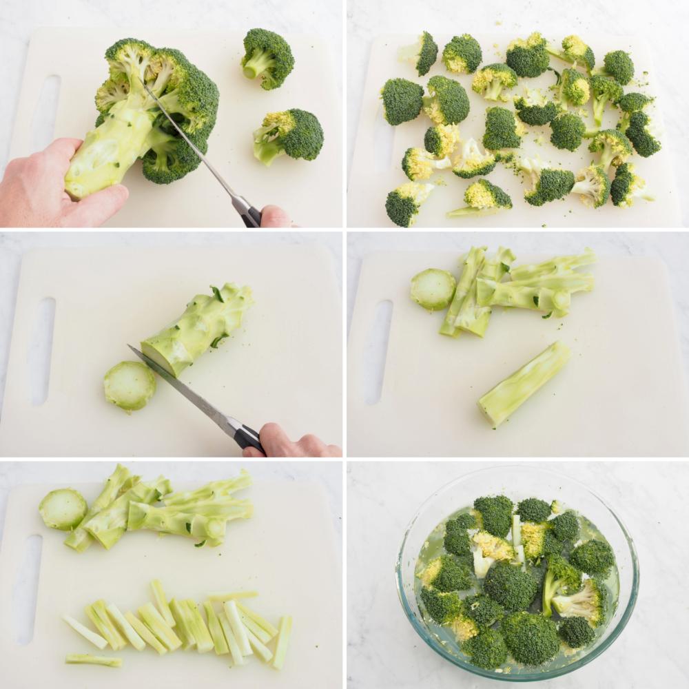 Brócoli con bechamel - Paso 1