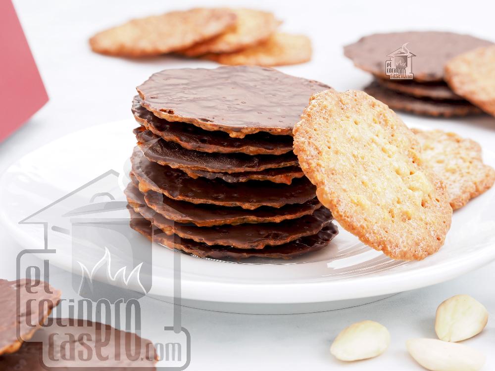 Galletas tipo Moscovitas de almendra y chocolate