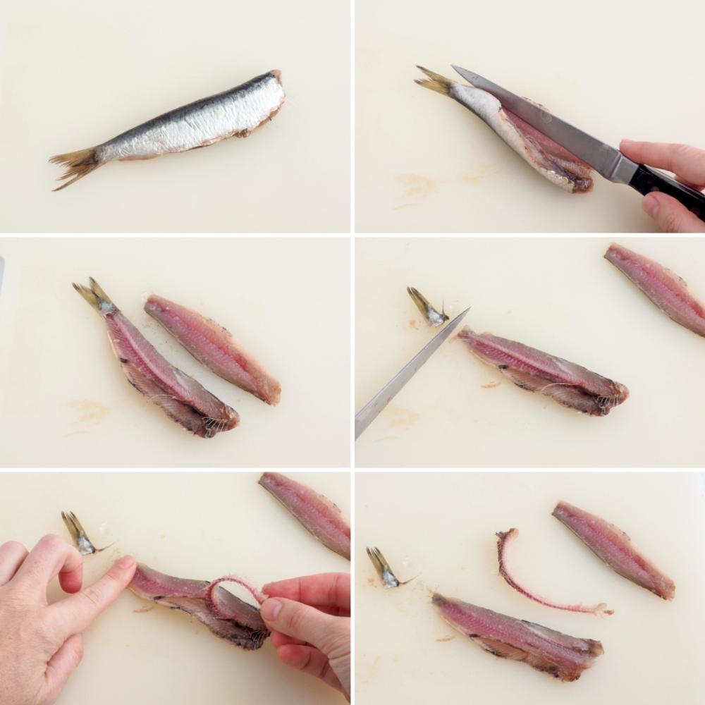 Sardinas marinadas - Paso 2