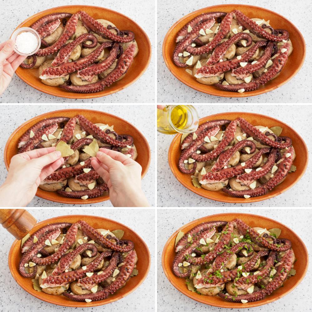 Pulpo a Lagareiro - Paso 5