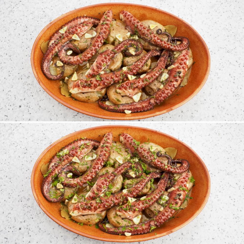Pulpo a Lagareiro - Paso 6
