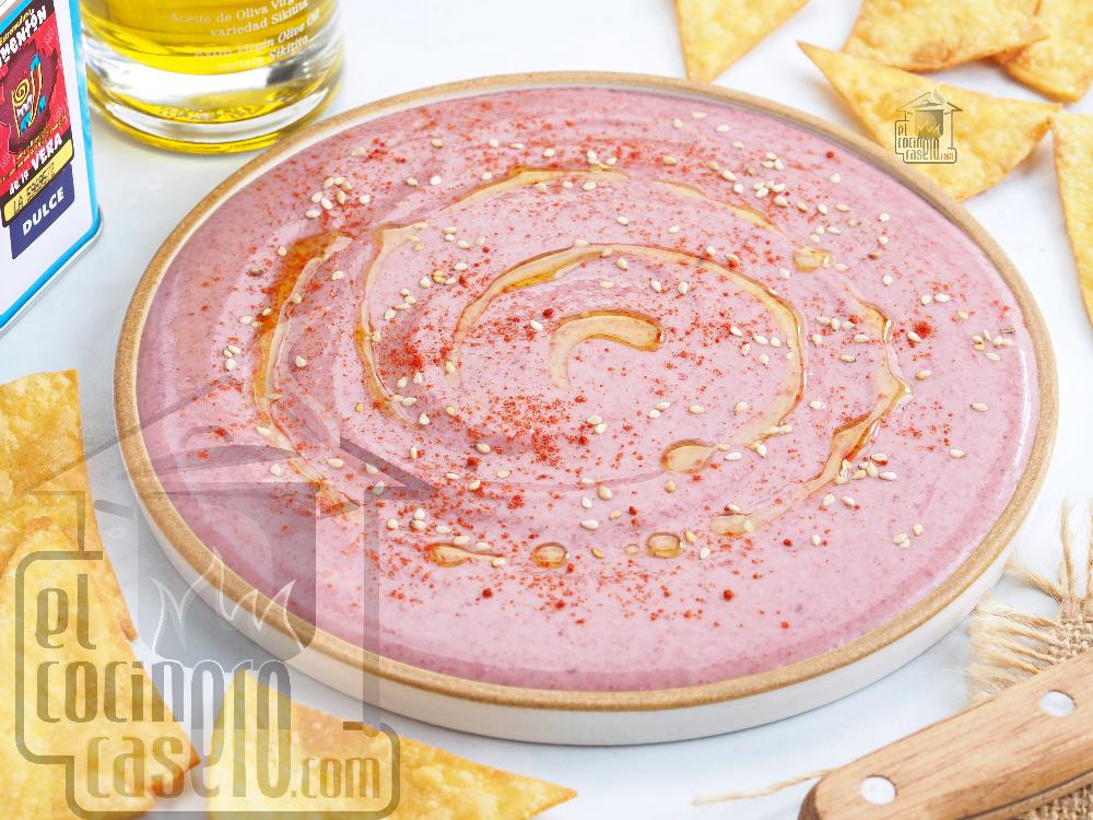Hummus de alubias rojas