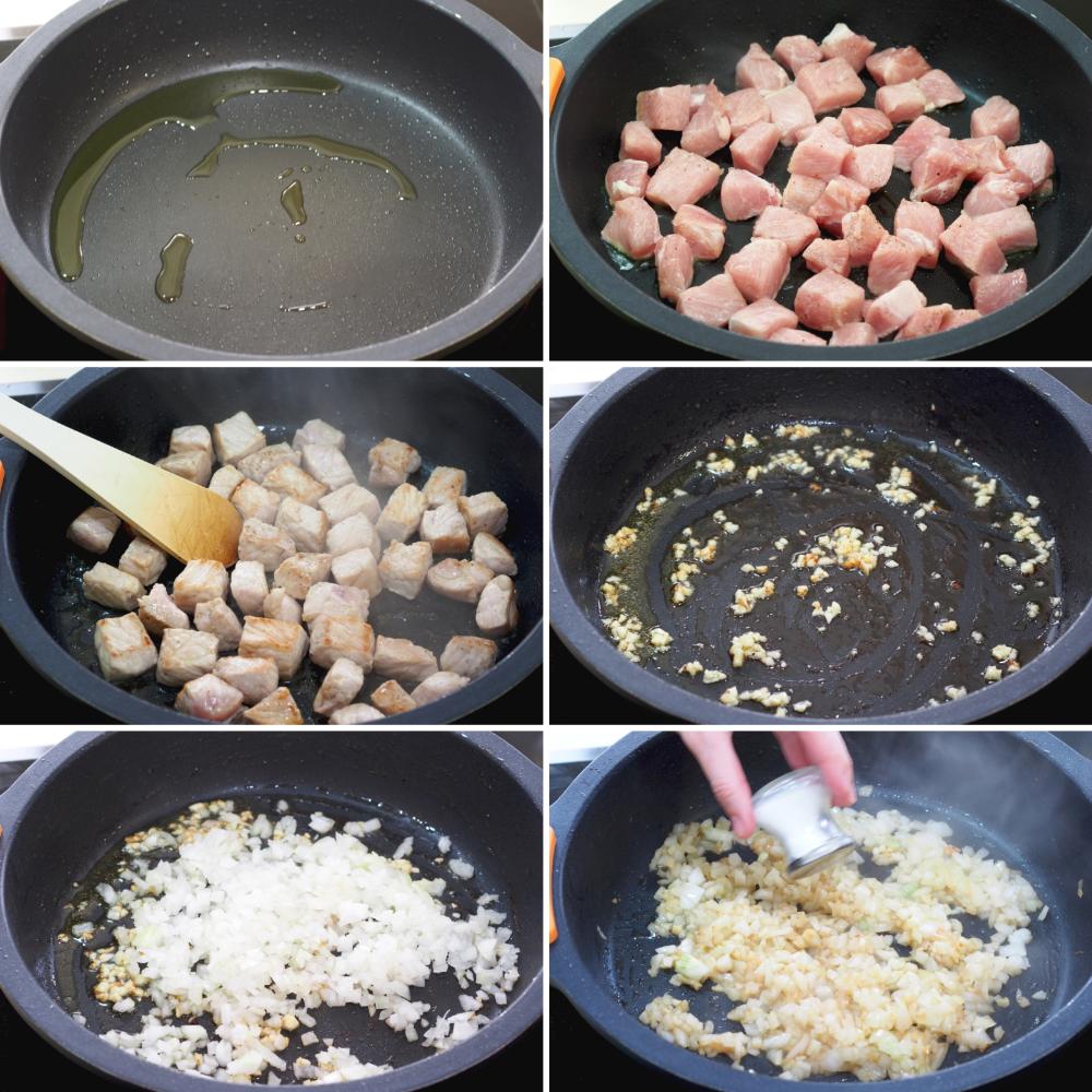 Fideuá de carne - Paso 3
